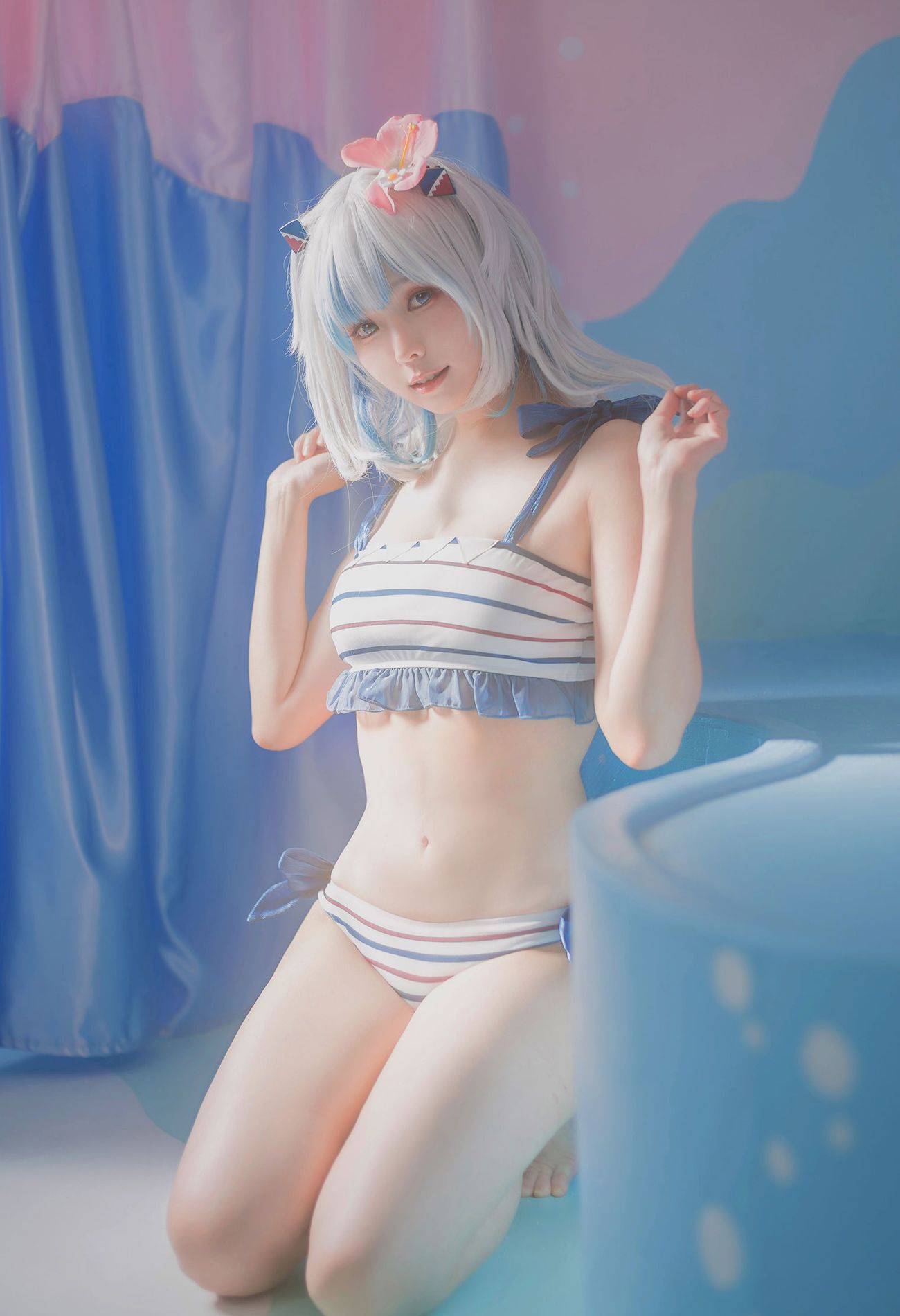 ͼ (ElyEE) Swimsuit coserӰ Ely_eee Gura Ʒģ Gawr P.3