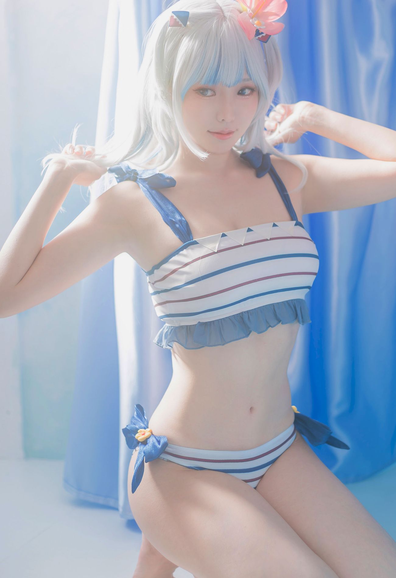 ͼ (ElyEE) Swimsuit coserӰ Ely_eee Gura Ʒģ Gawr P.3